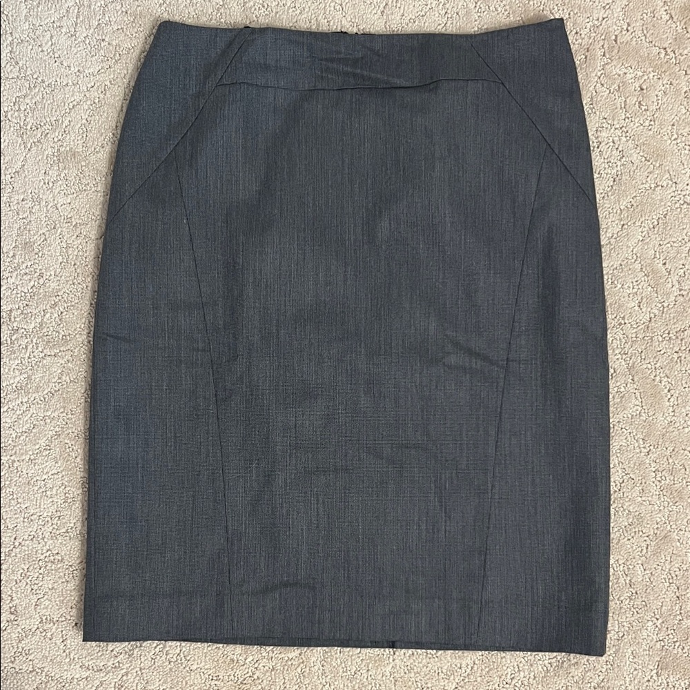 Halogen Dark Charcoal Pencil Skirt